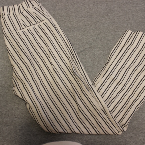 Brandy Melville Pants - Brandy Melville Blue and White Tilden Pants